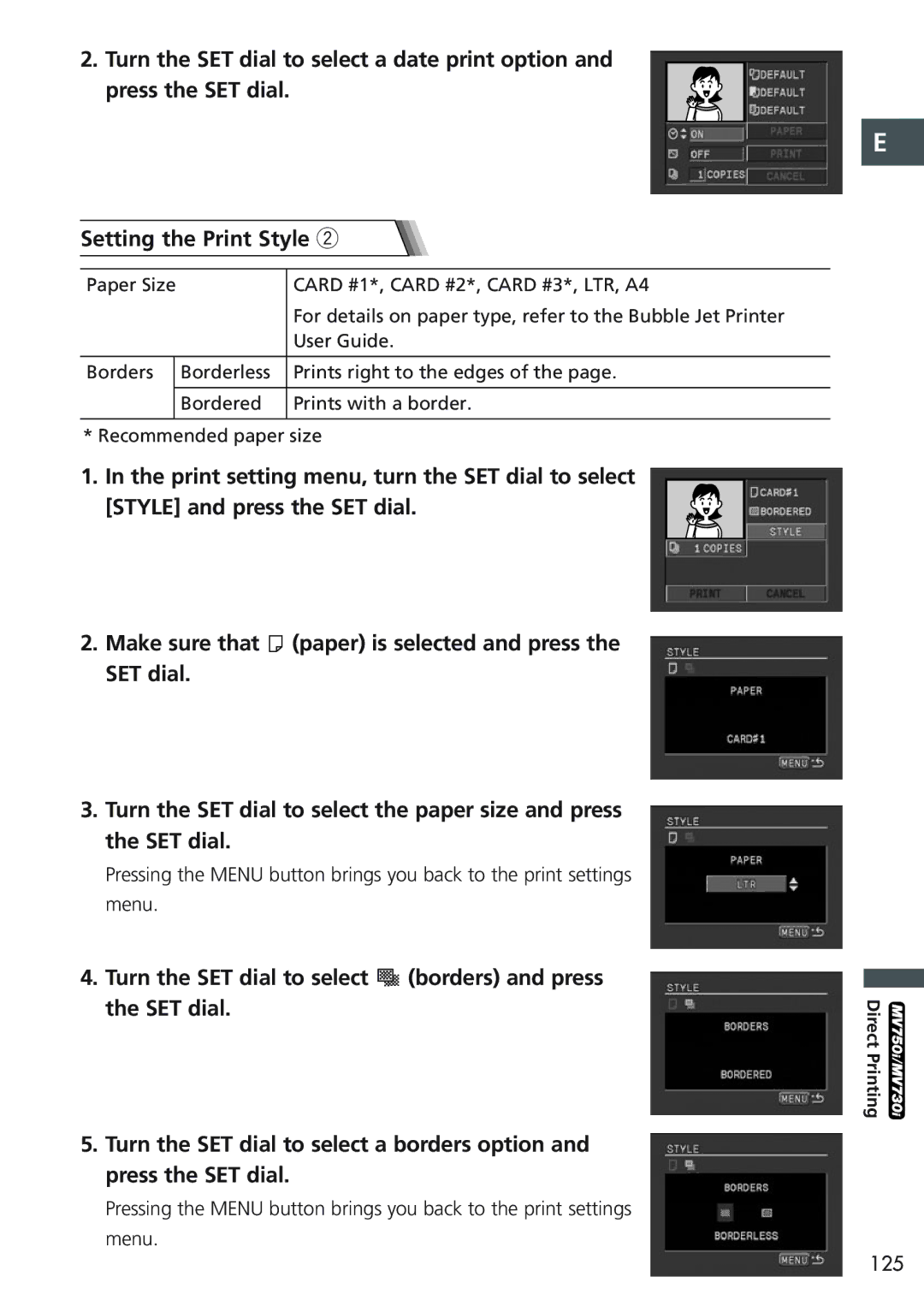 Canon MV730i, MV700i, MV750i, MV690 instruction manual 125 