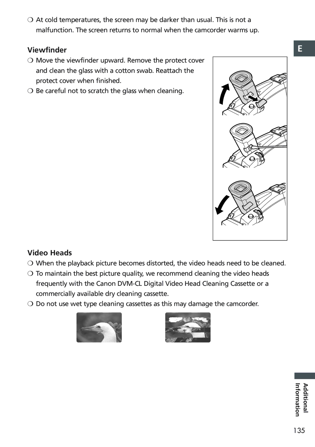 Canon MV730i, MV700i, MV750i, MV690 instruction manual Viewfinder, Video Heads 