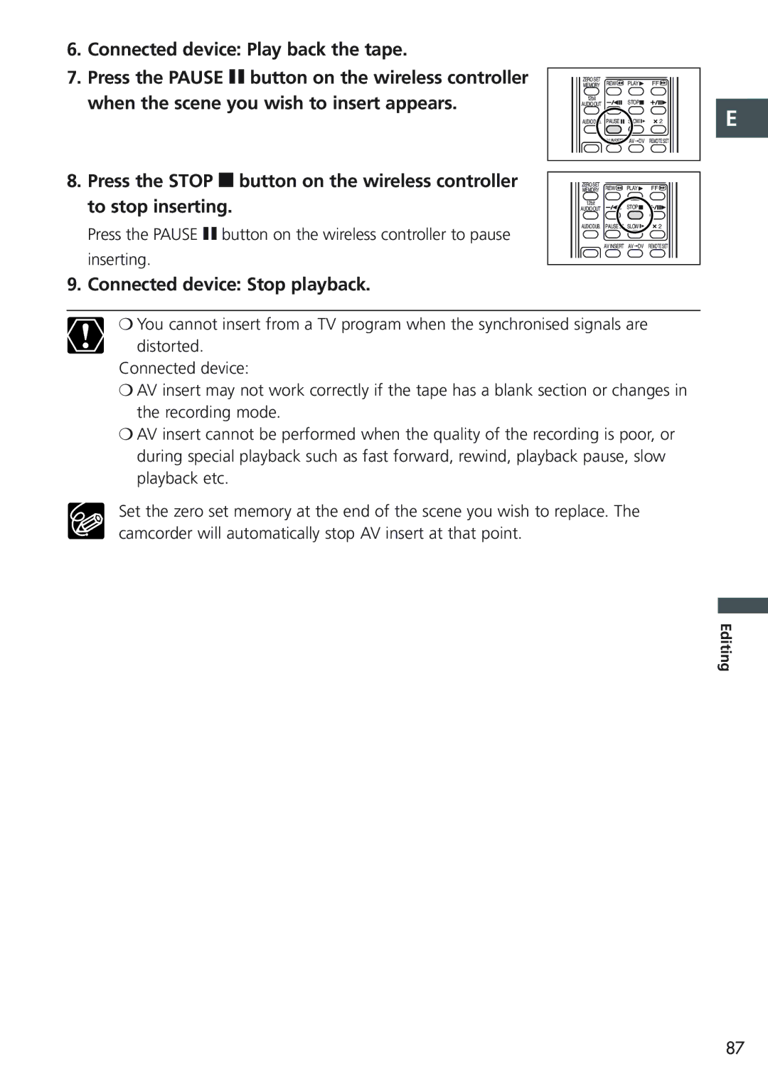 Canon MV700i, MV730i, MV750i, MV690 instruction manual REW Play 