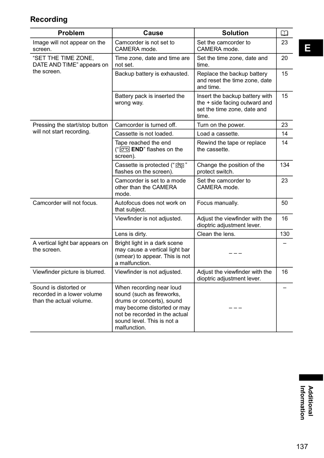 Canon MV880xi instruction manual 137 