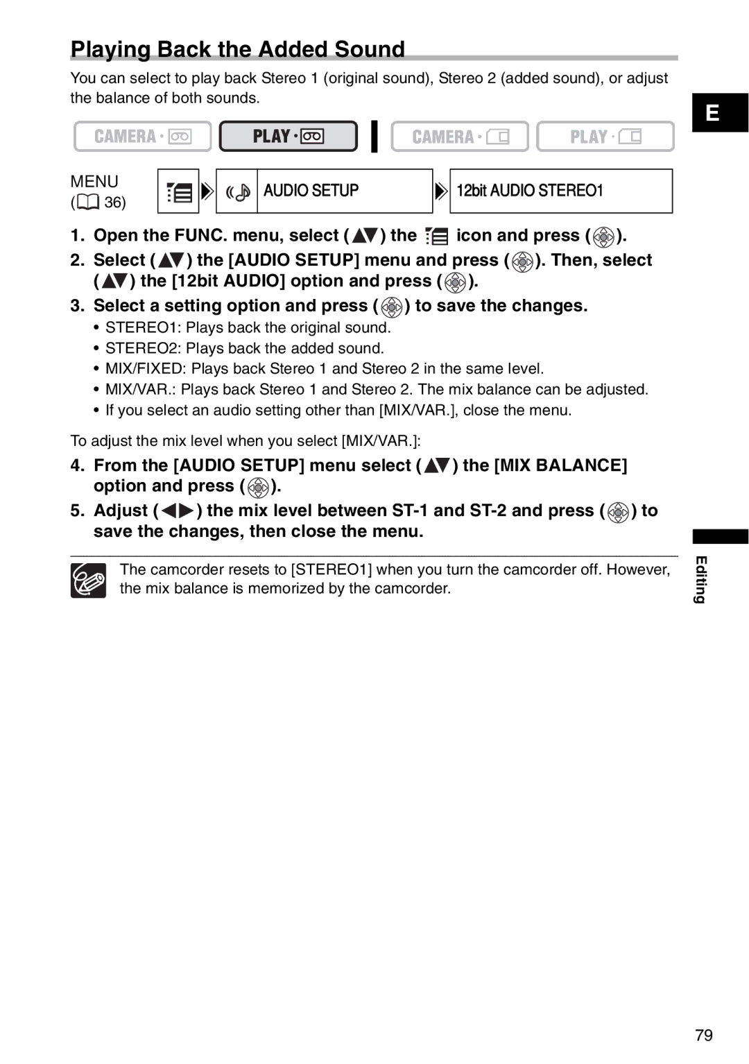 Canon MV960, MV940, MV 950 instruction manual Playing Back the Added Sound 