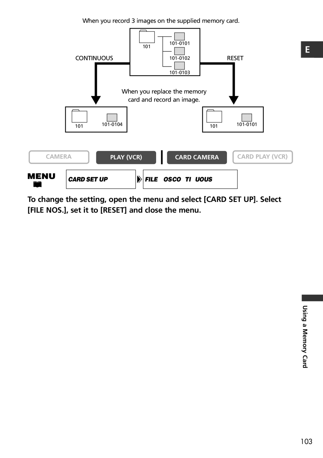 Canon MVX150i, MVX100i instruction manual 103 