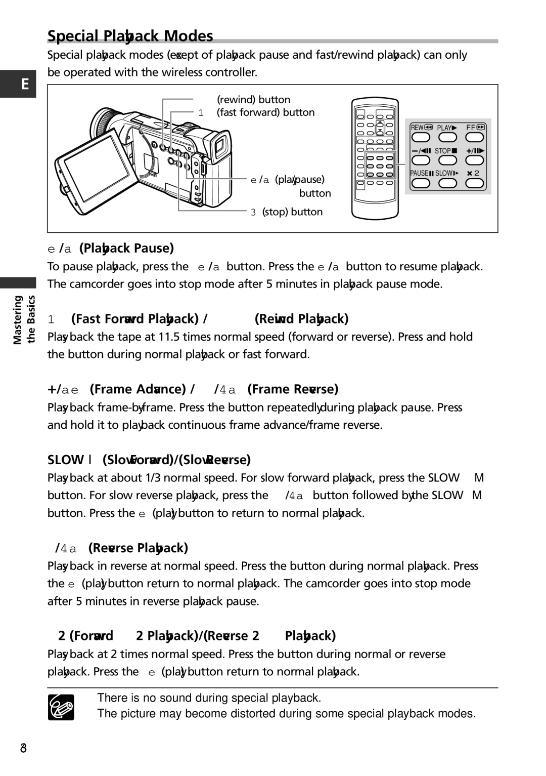 Canon MVX100i, MVX150i instruction manual Special Playback Modes 