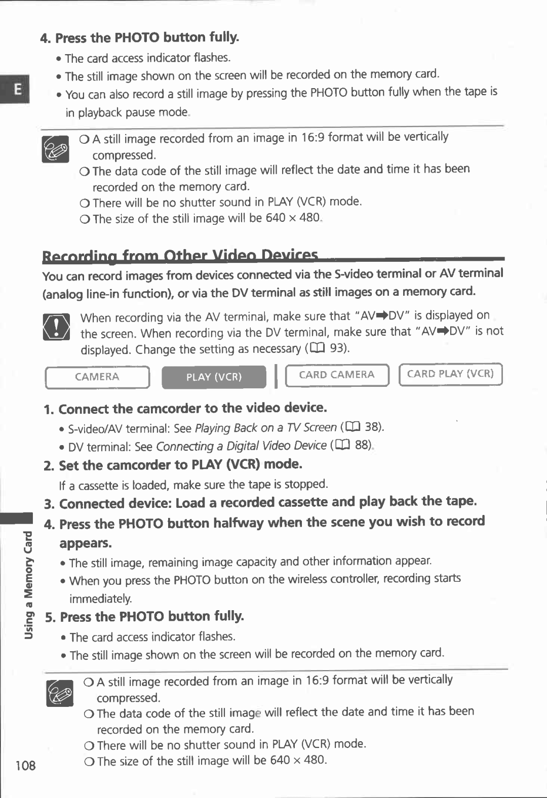 Canon MVX100i, MVX150i manual 