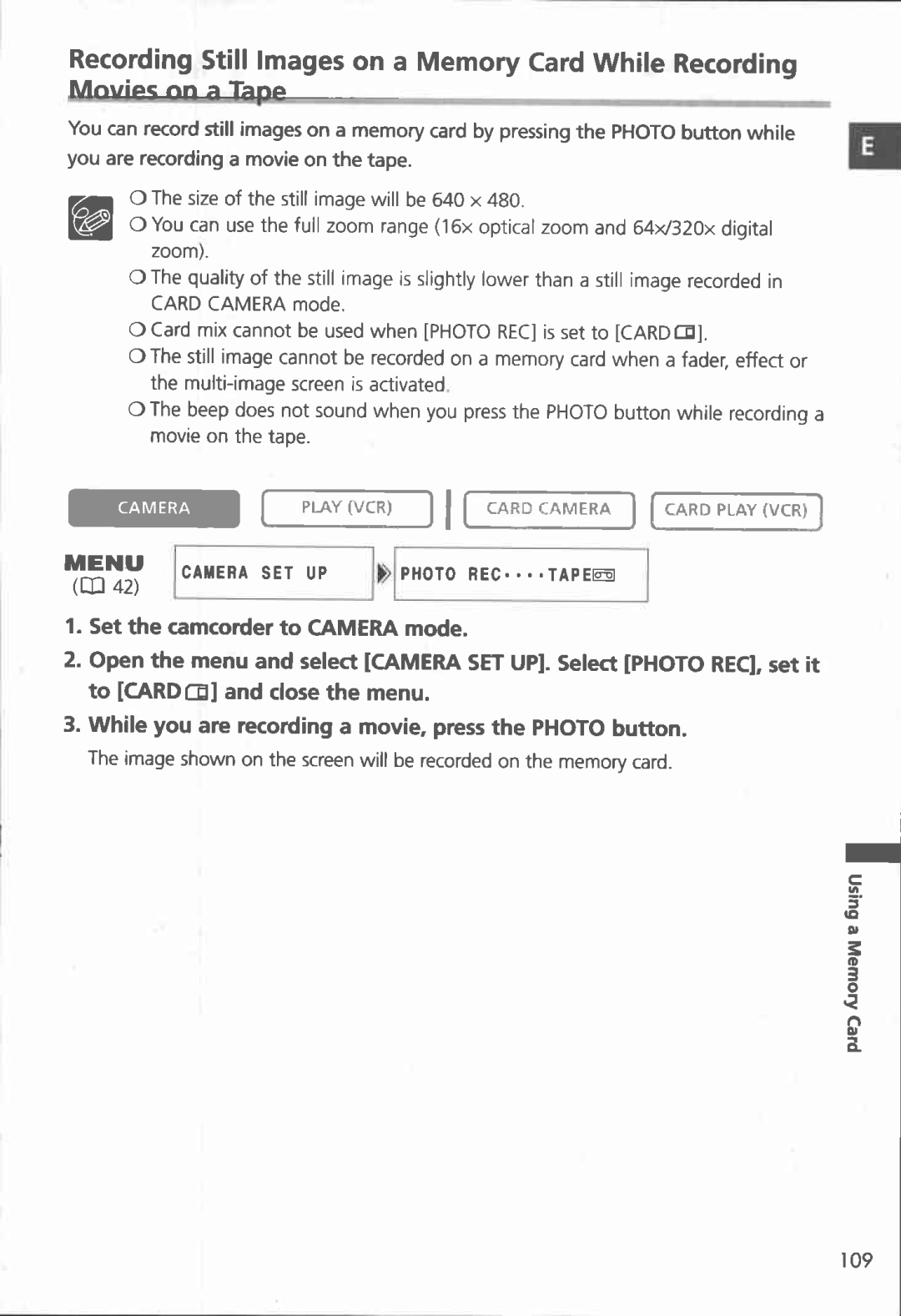 Canon MVX150i, MVX100i manual 