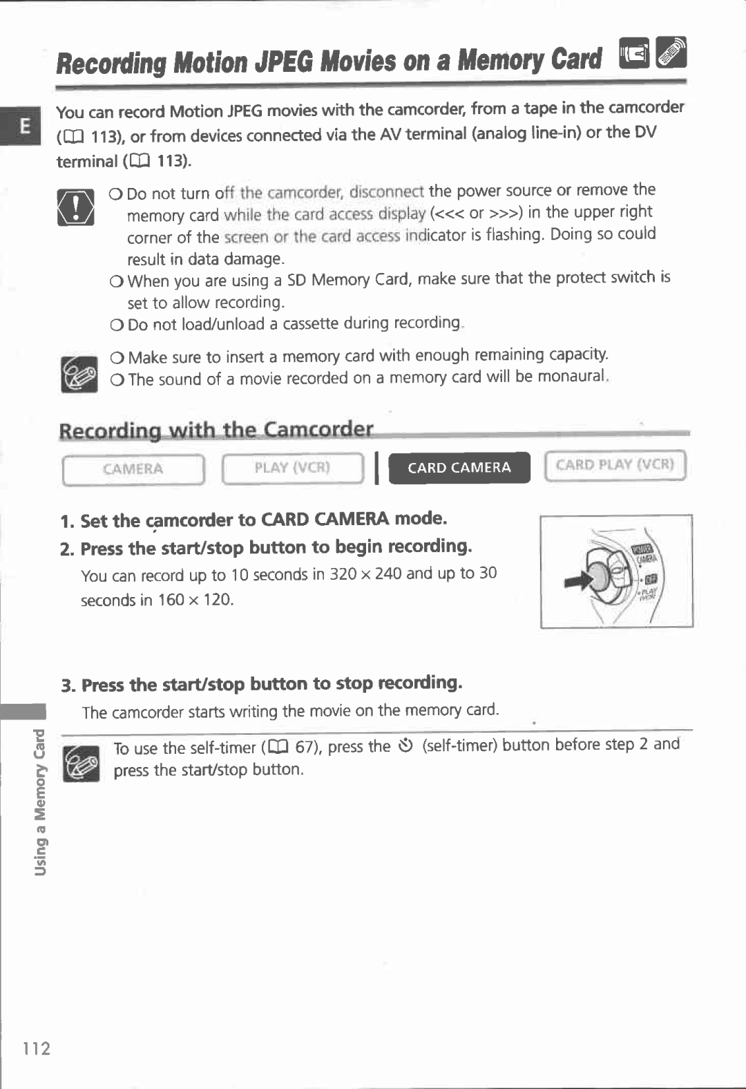 Canon MVX100i, MVX150i manual 