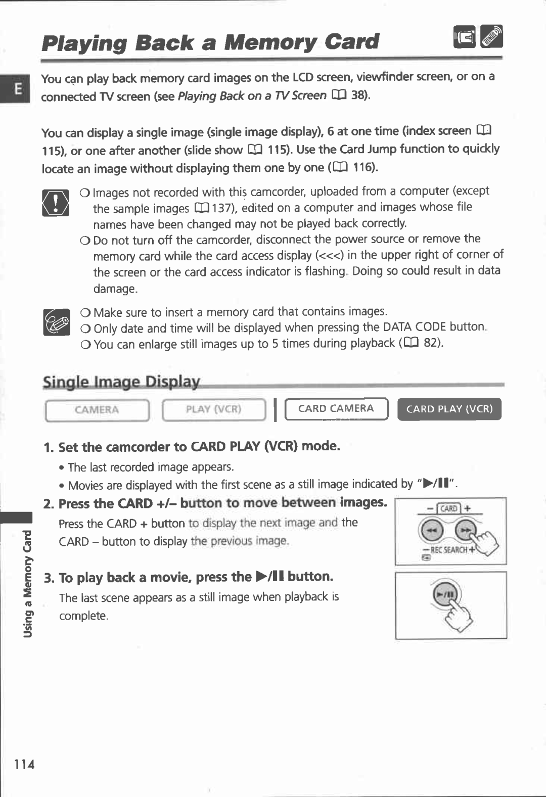 Canon MVX100i, MVX150i manual 