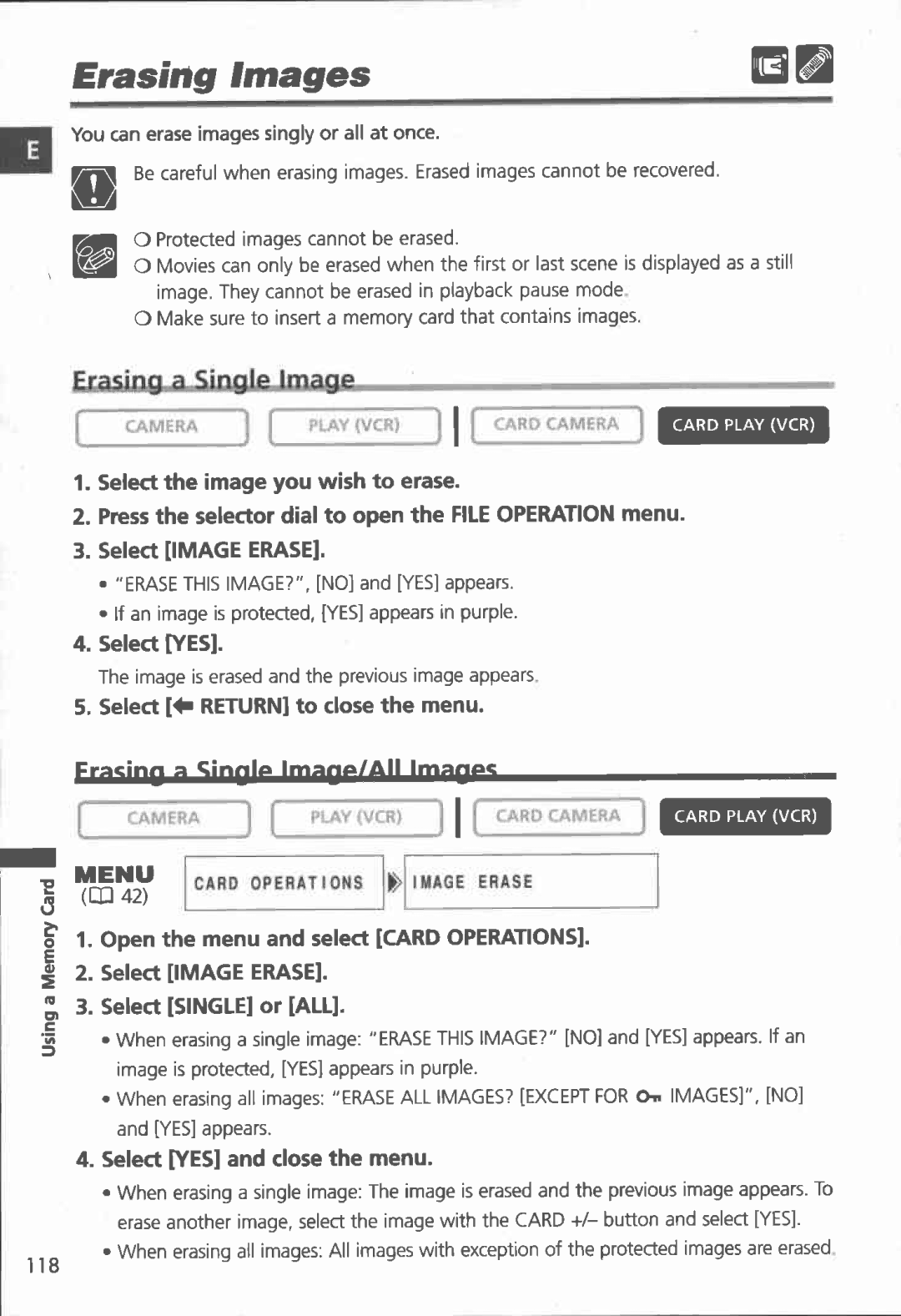 Canon MVX100i, MVX150i manual 