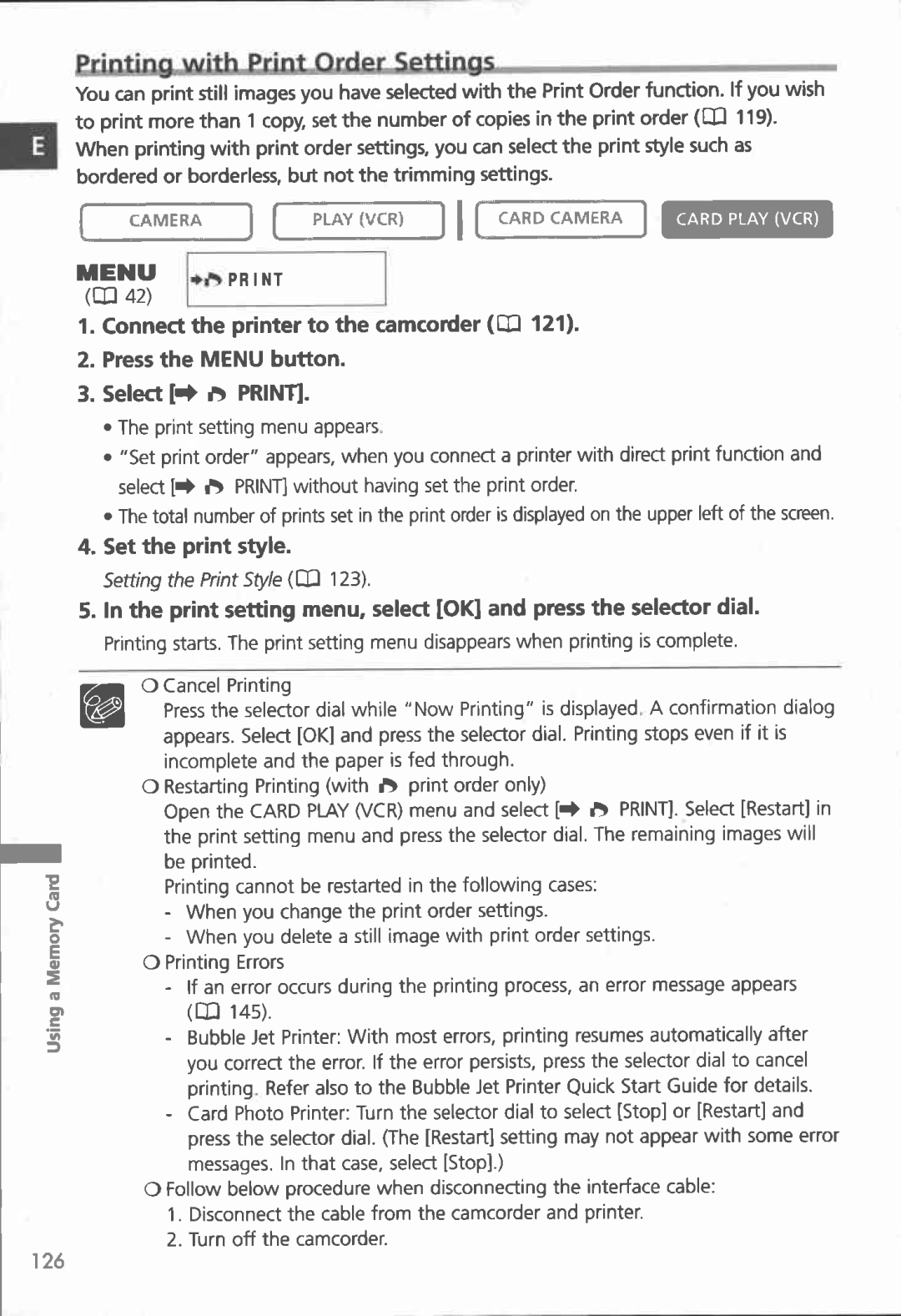 Canon MVX100i, MVX150i manual 