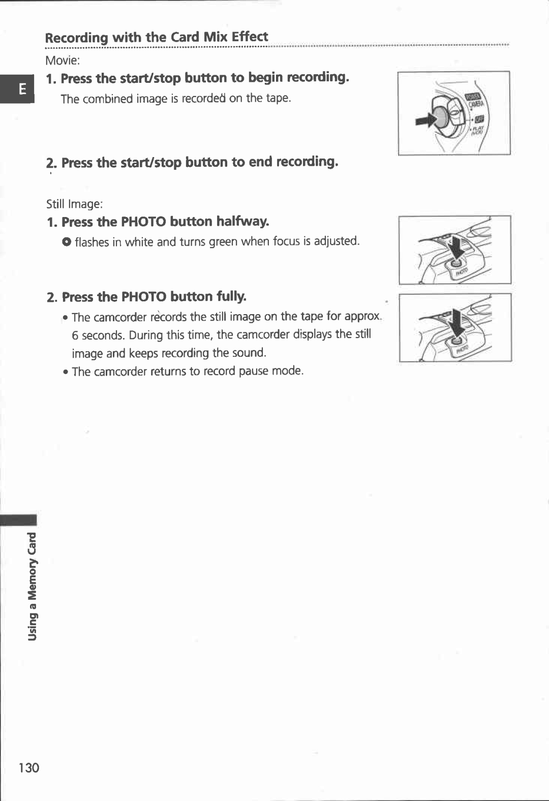 Canon MVX100i, MVX150i manual 