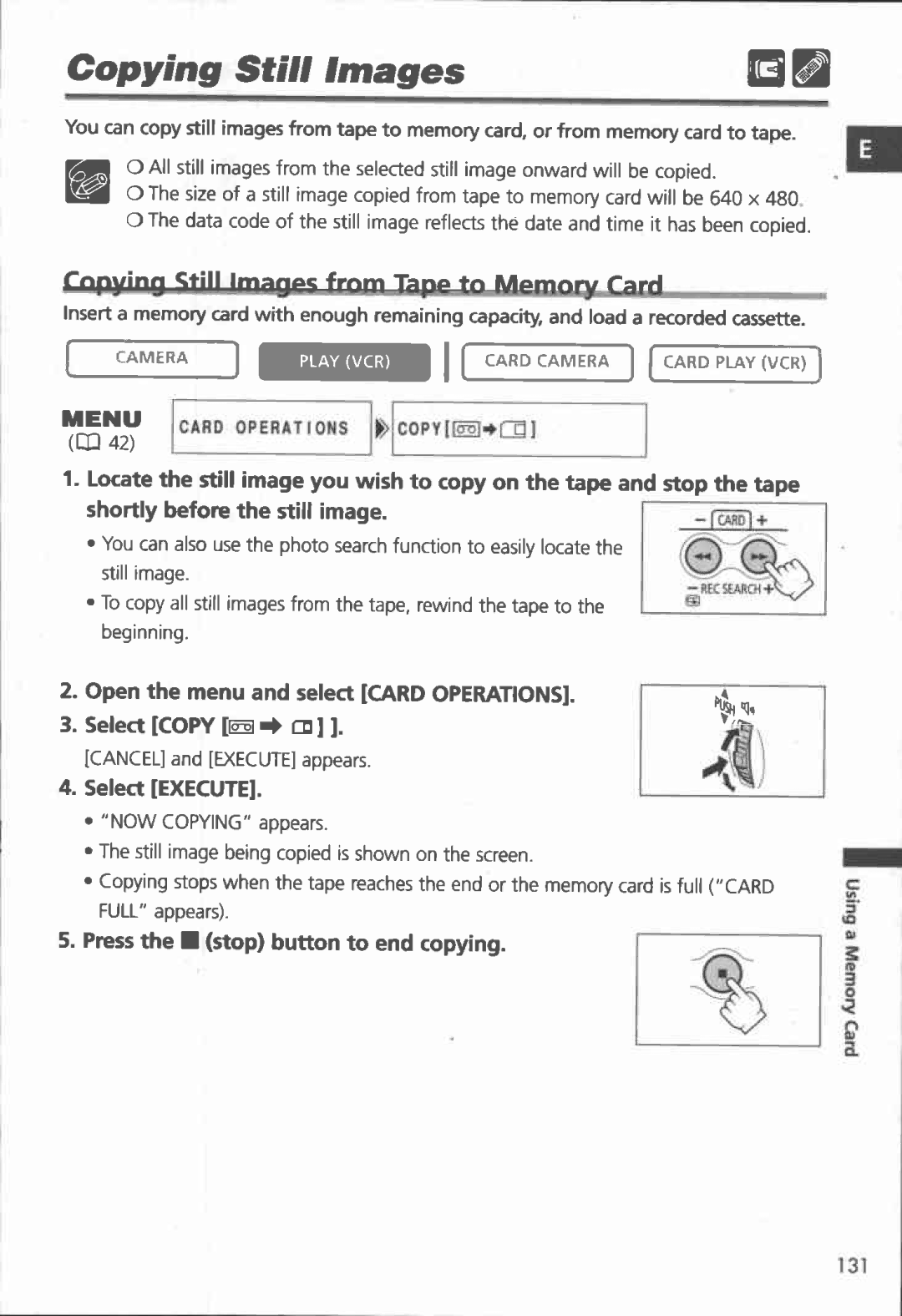 Canon MVX150i, MVX100i manual 