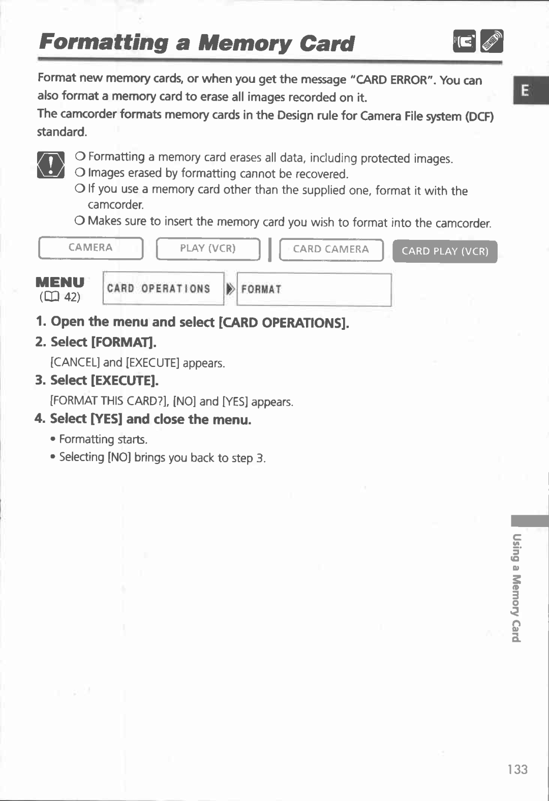 Canon MVX150i, MVX100i manual 