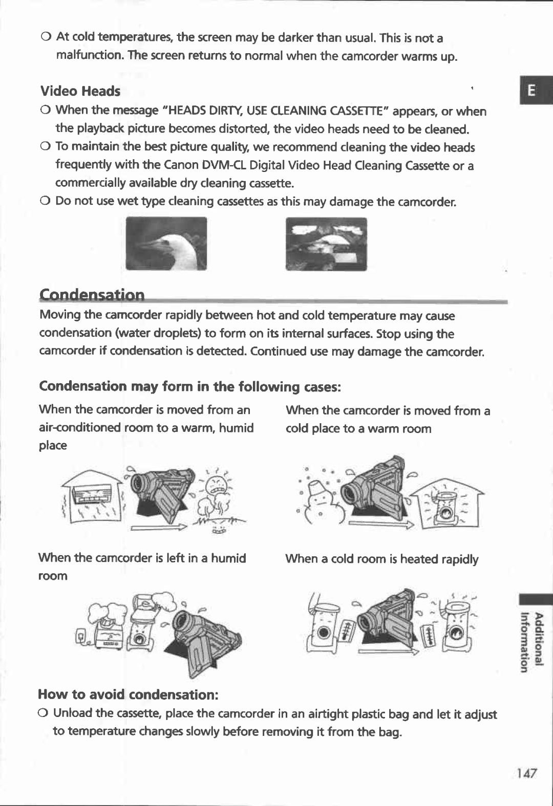 Canon MVX150i, MVX100i manual 