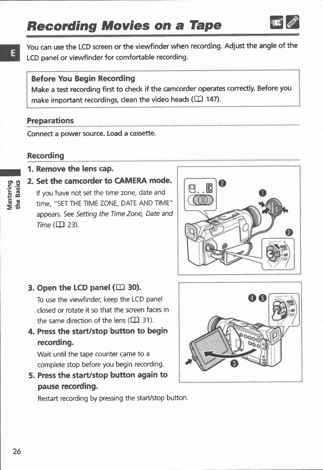 Canon MVX100i, MVX150i manual 