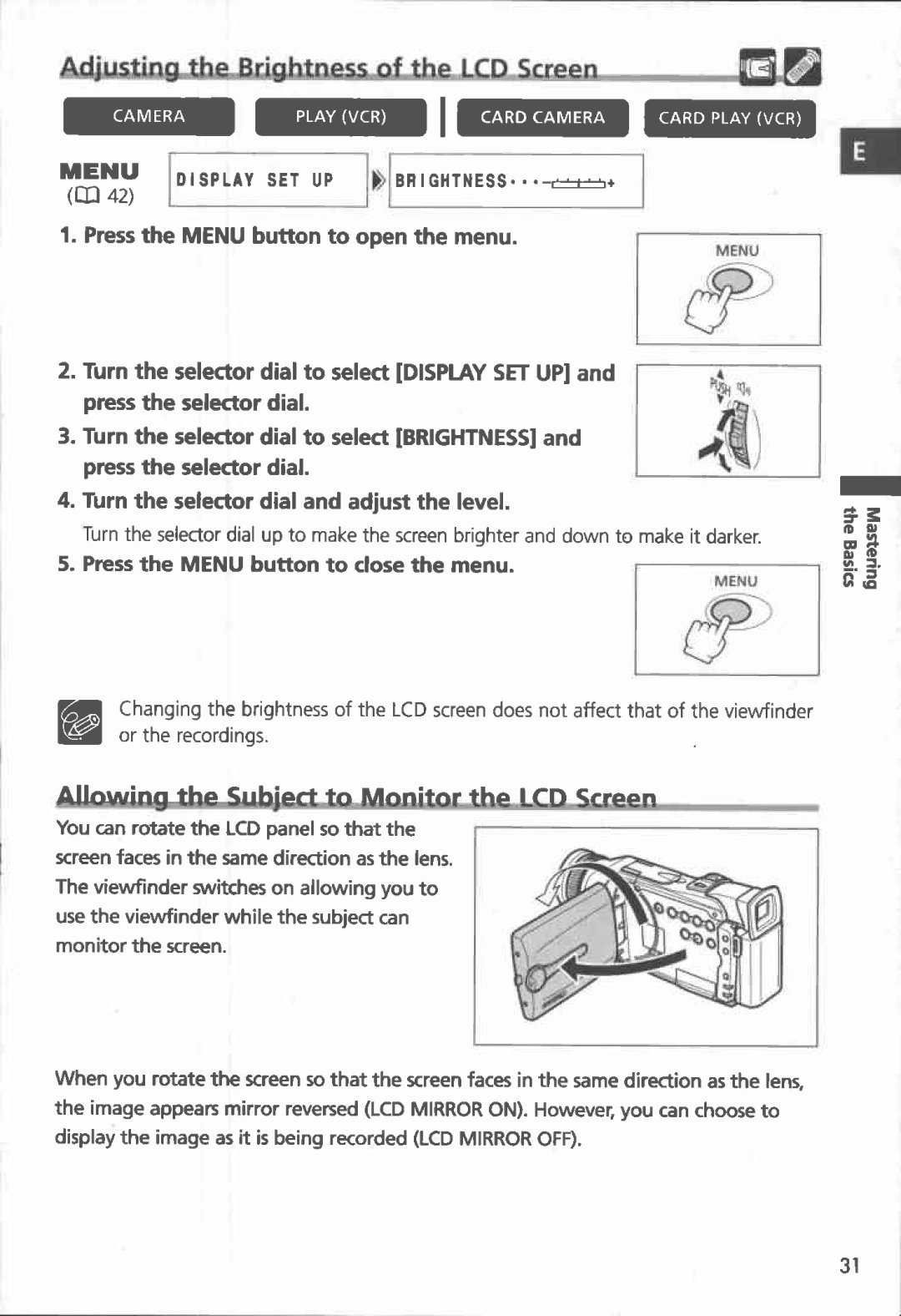 Canon MVX150i, MVX100i manual 