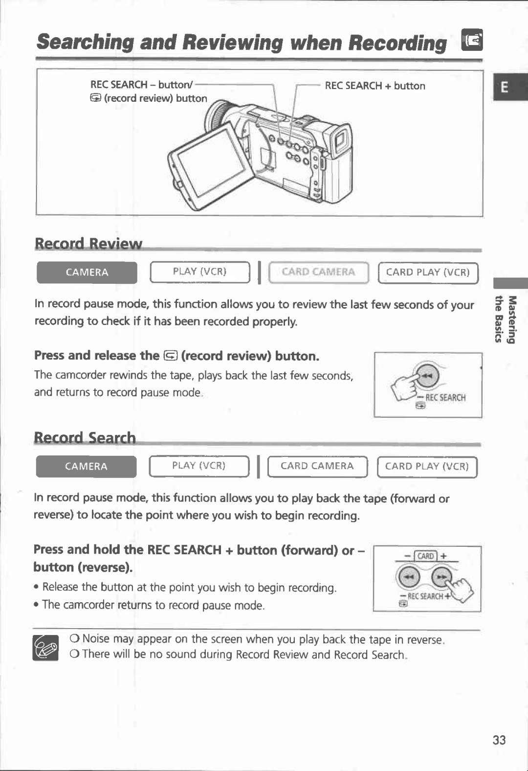 Canon MVX150i, MVX100i manual 