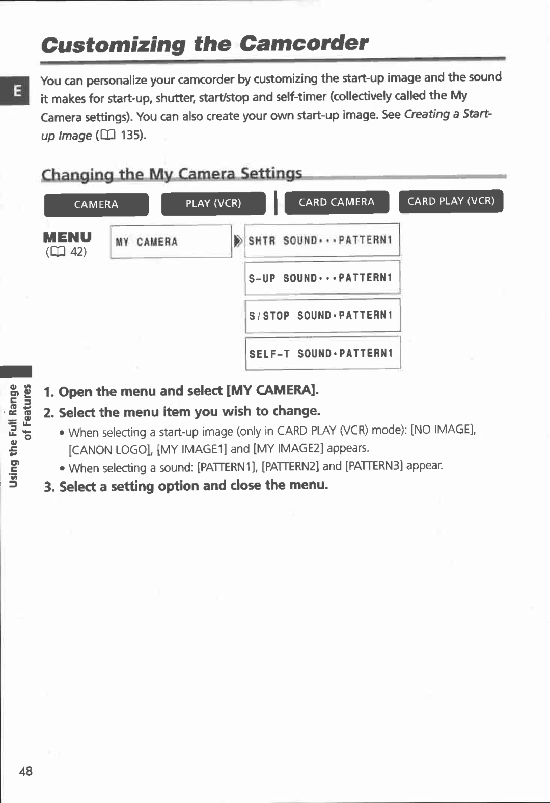 Canon MVX100i, MVX150i manual 