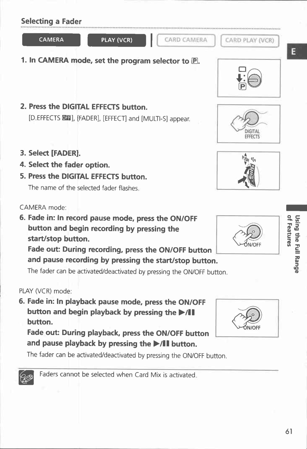 Canon MVX150i, MVX100i manual 