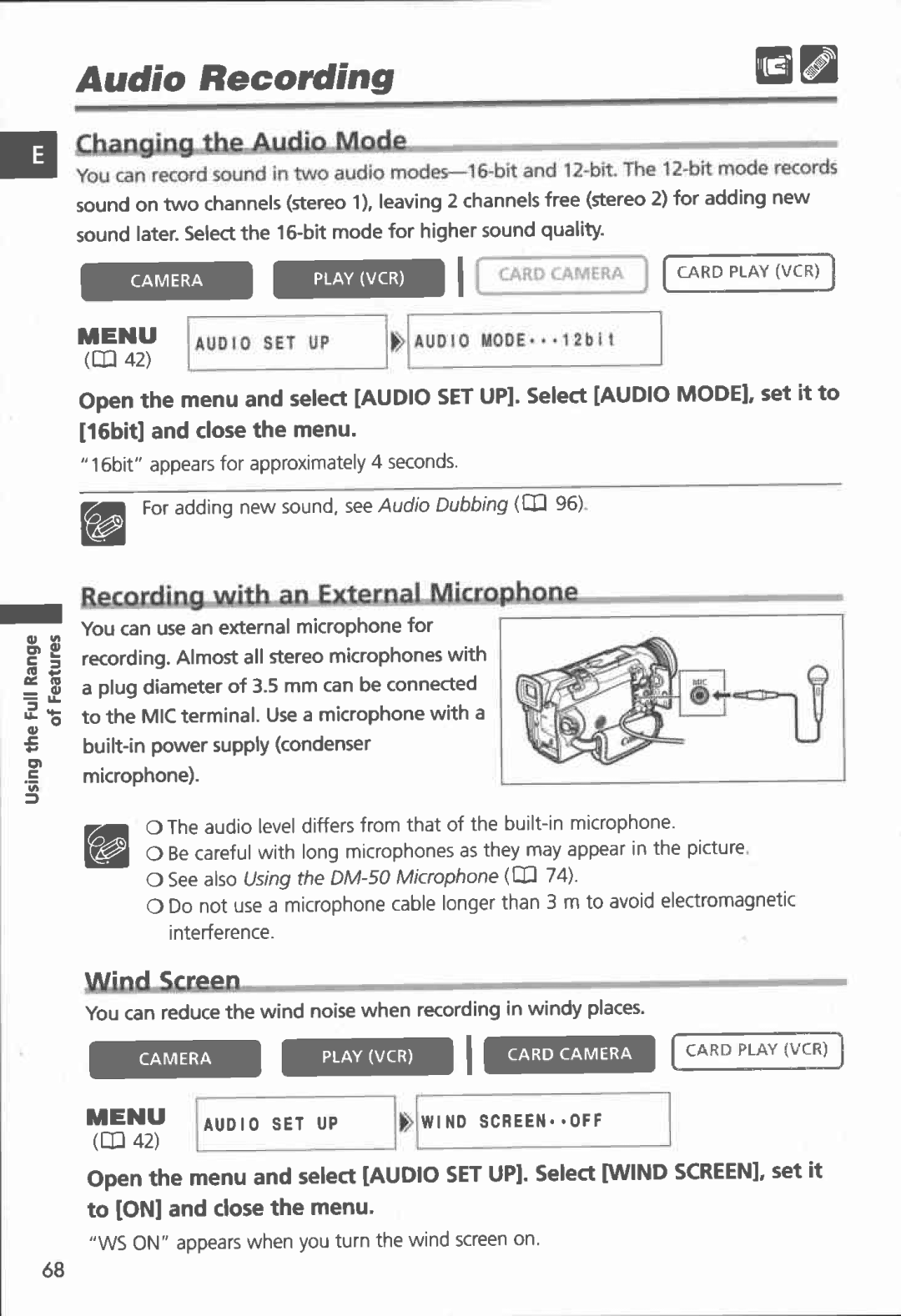 Canon MVX100i, MVX150i manual 