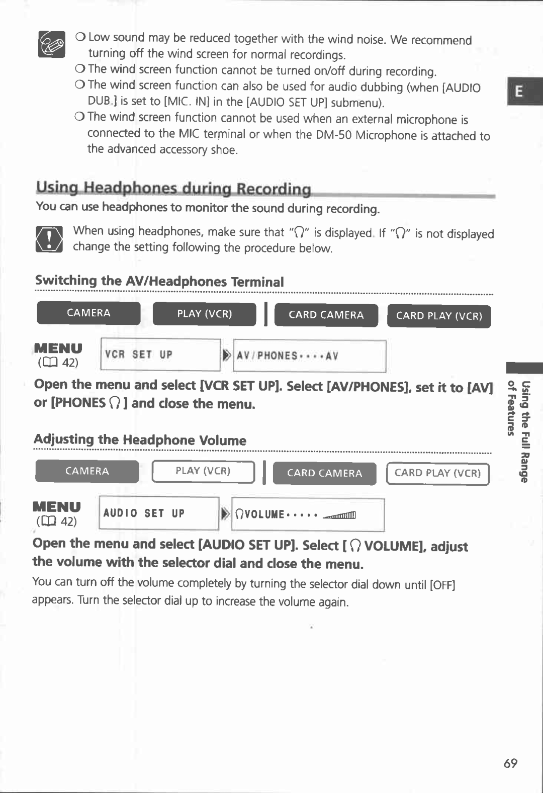 Canon MVX150i, MVX100i manual 