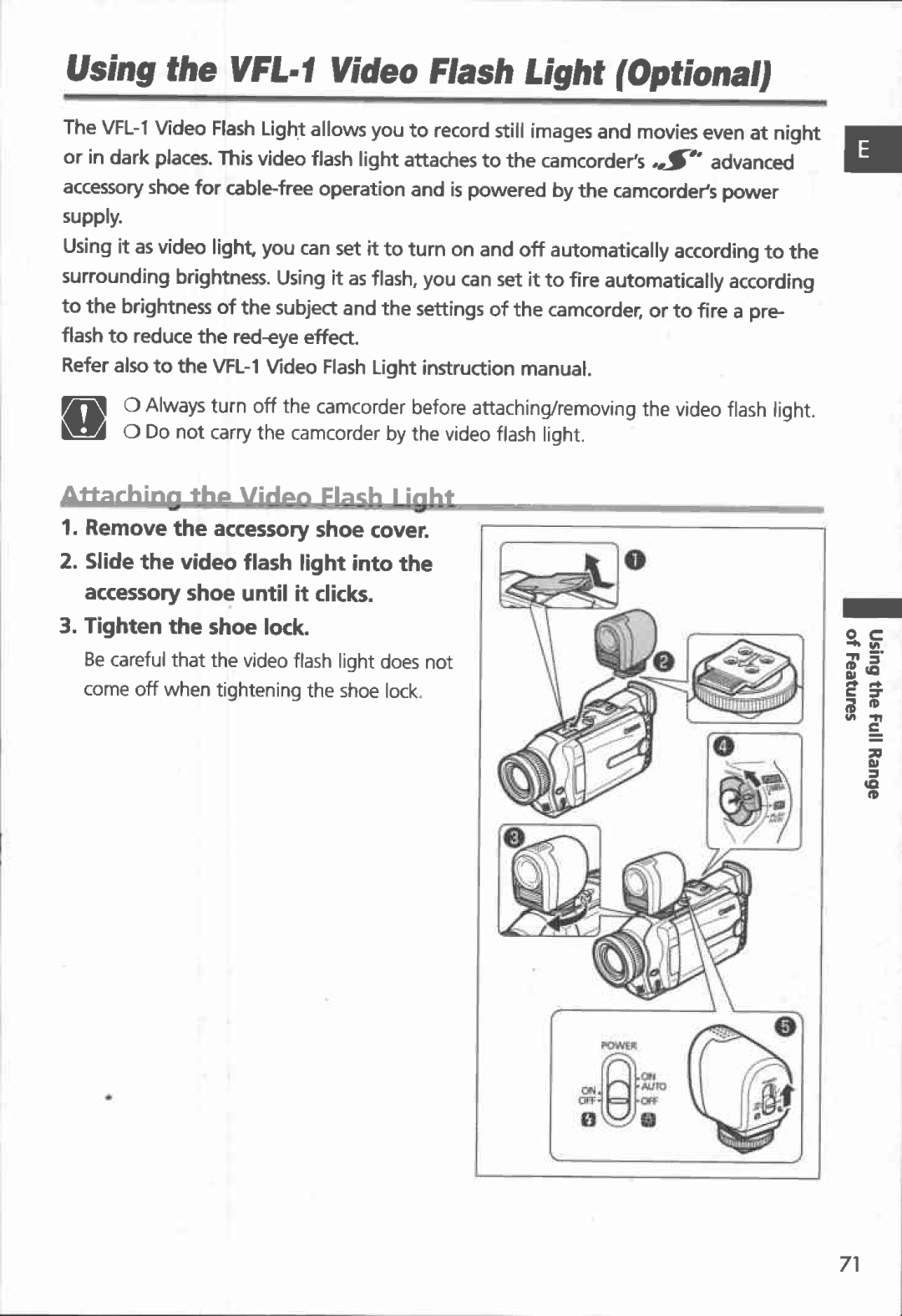 Canon MVX150i, MVX100i manual 