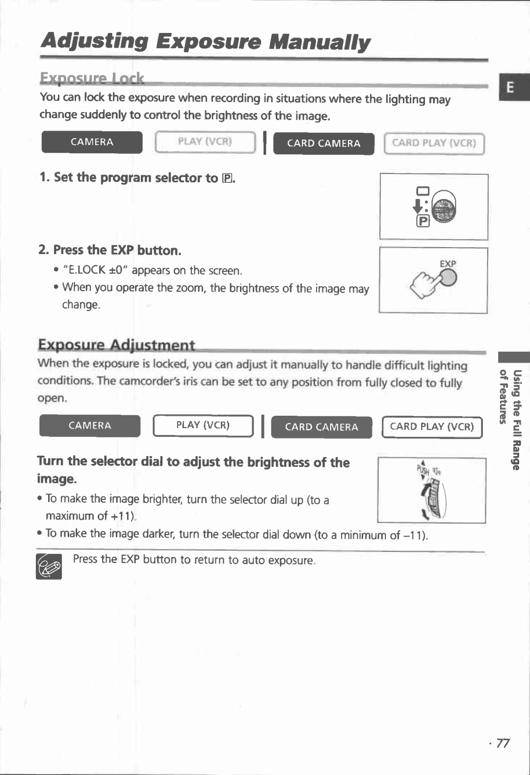 Canon MVX150i, MVX100i manual 