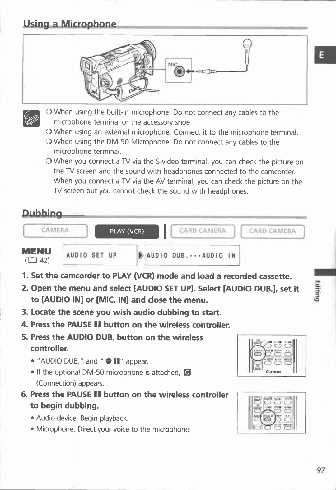 Canon MVX150i, MVX100i manual 