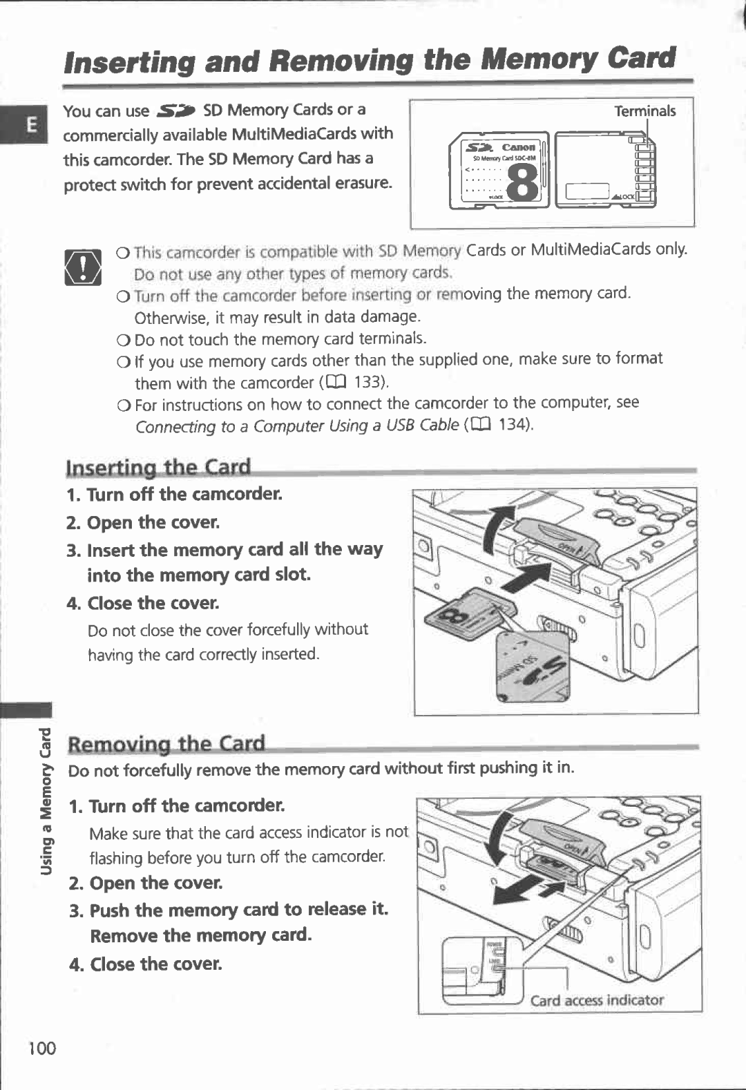 Canon MVX100i, MVX150i manual 