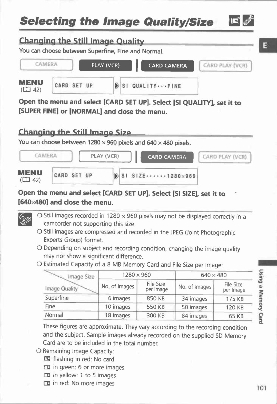 Canon MVX150i, MVX100i manual 