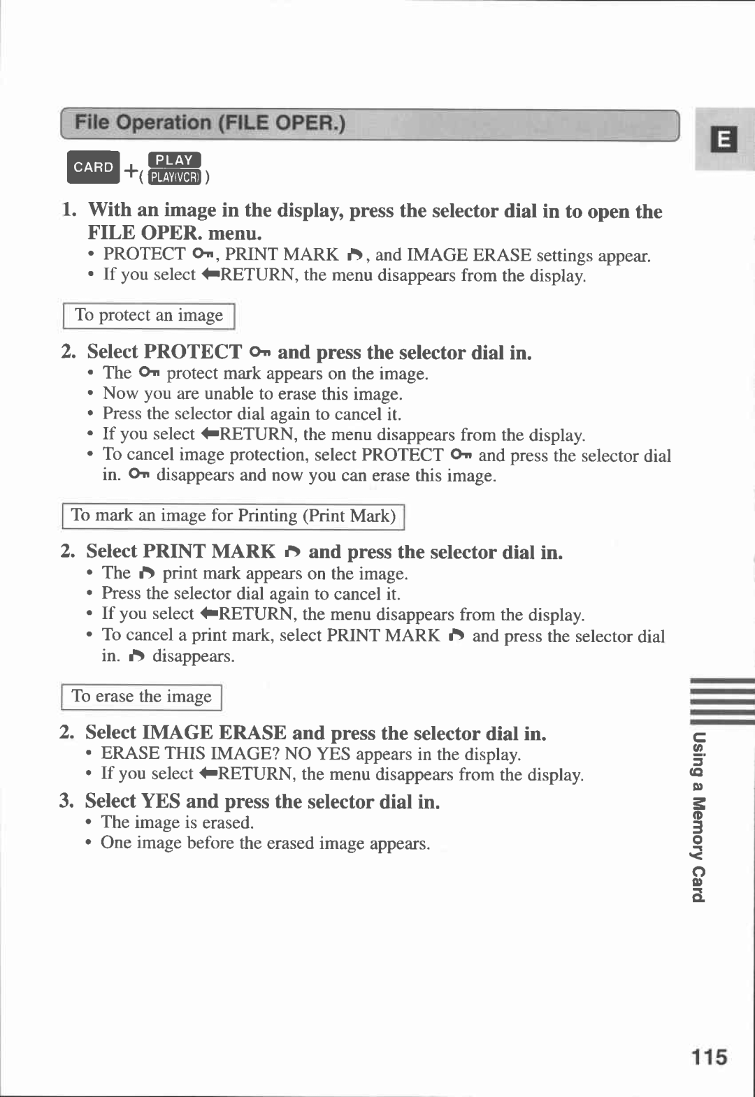 Canon MVX1i manual 