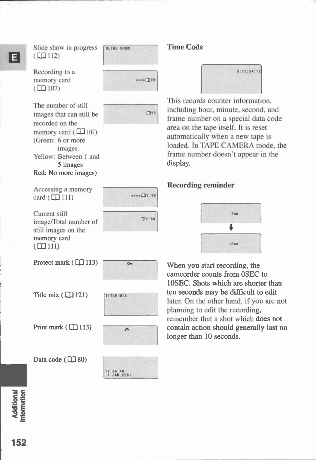 Canon MVX1i manual 