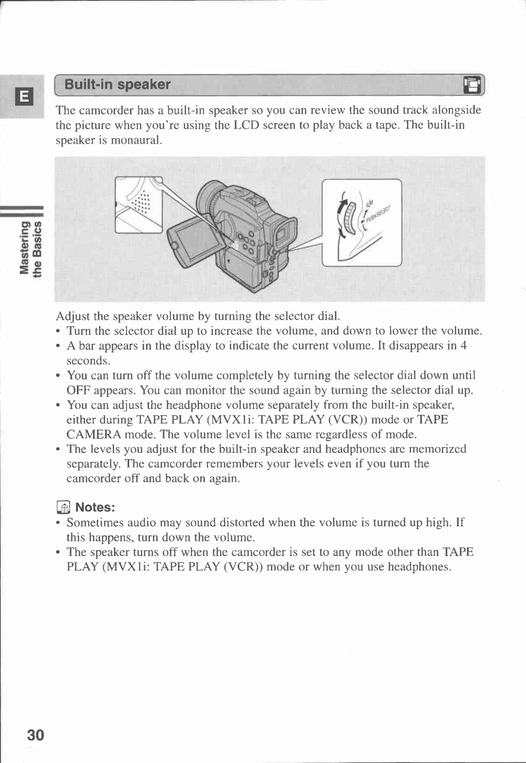 Canon MVX1i manual 