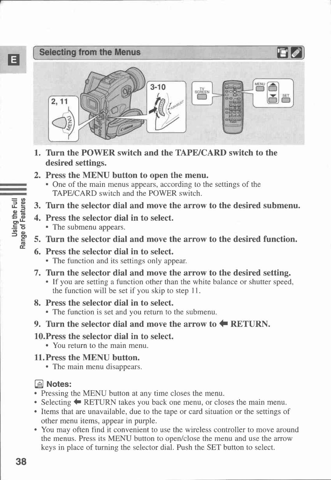 Canon MVX1i manual 