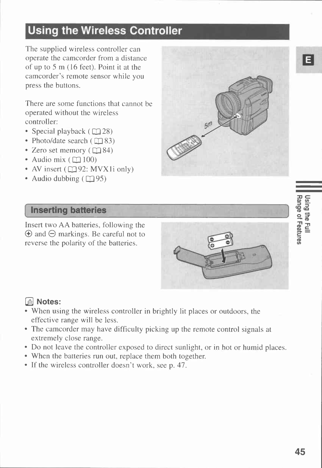 Canon MVX1i manual 