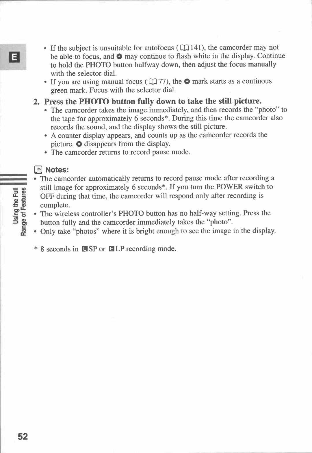 Canon MVX1i manual 