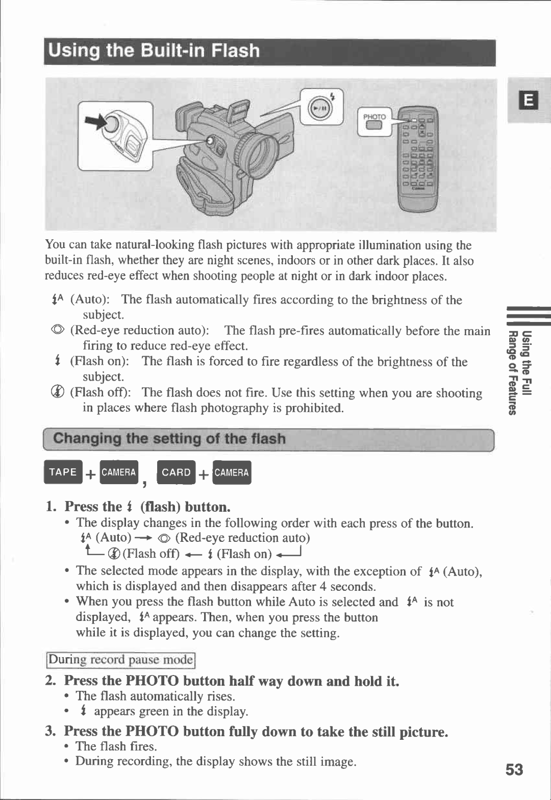 Canon MVX1i manual 