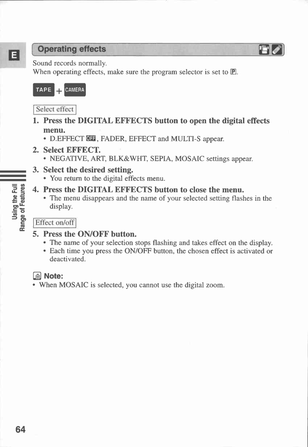 Canon MVX1i manual 