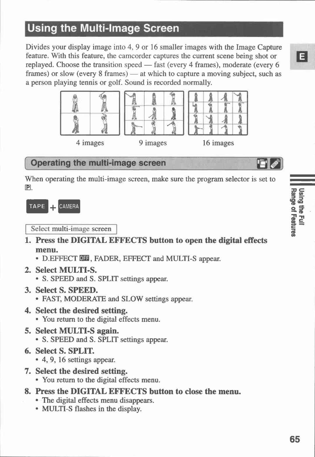 Canon MVX1i manual 