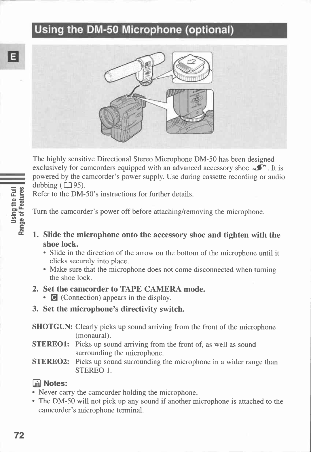 Canon MVX1i manual 