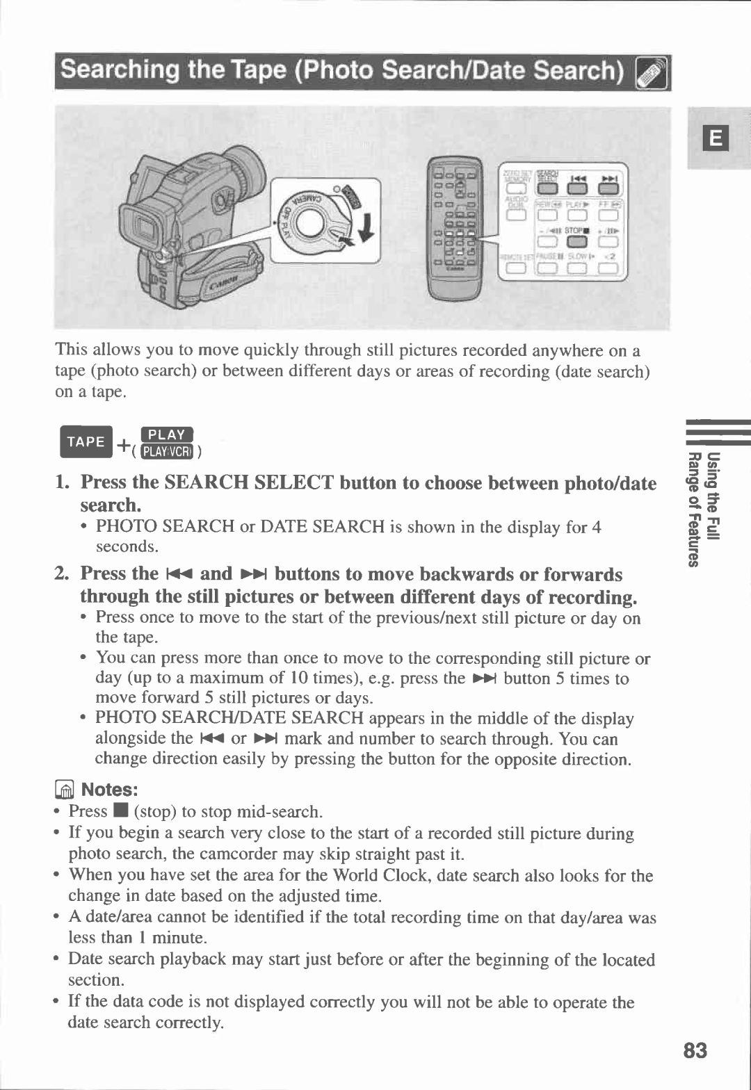 Canon MVX1i manual 