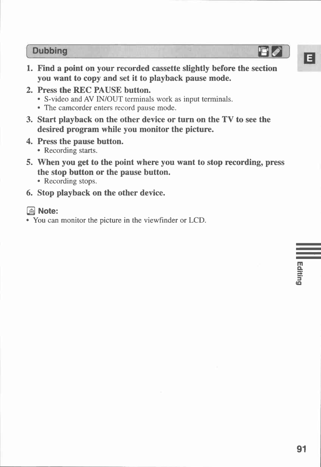 Canon MVX1i manual 