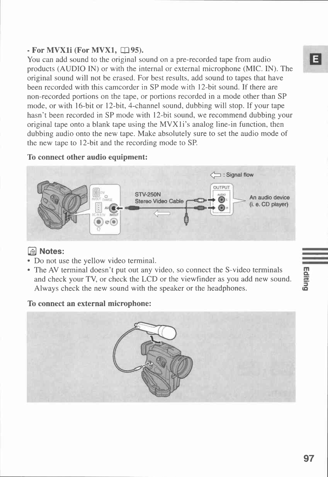 Canon MVX1i manual 