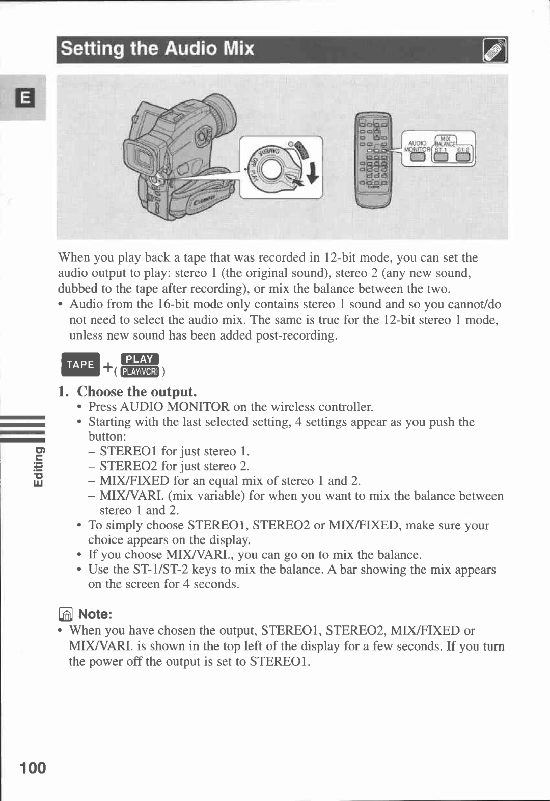 Canon MVX1i manual 