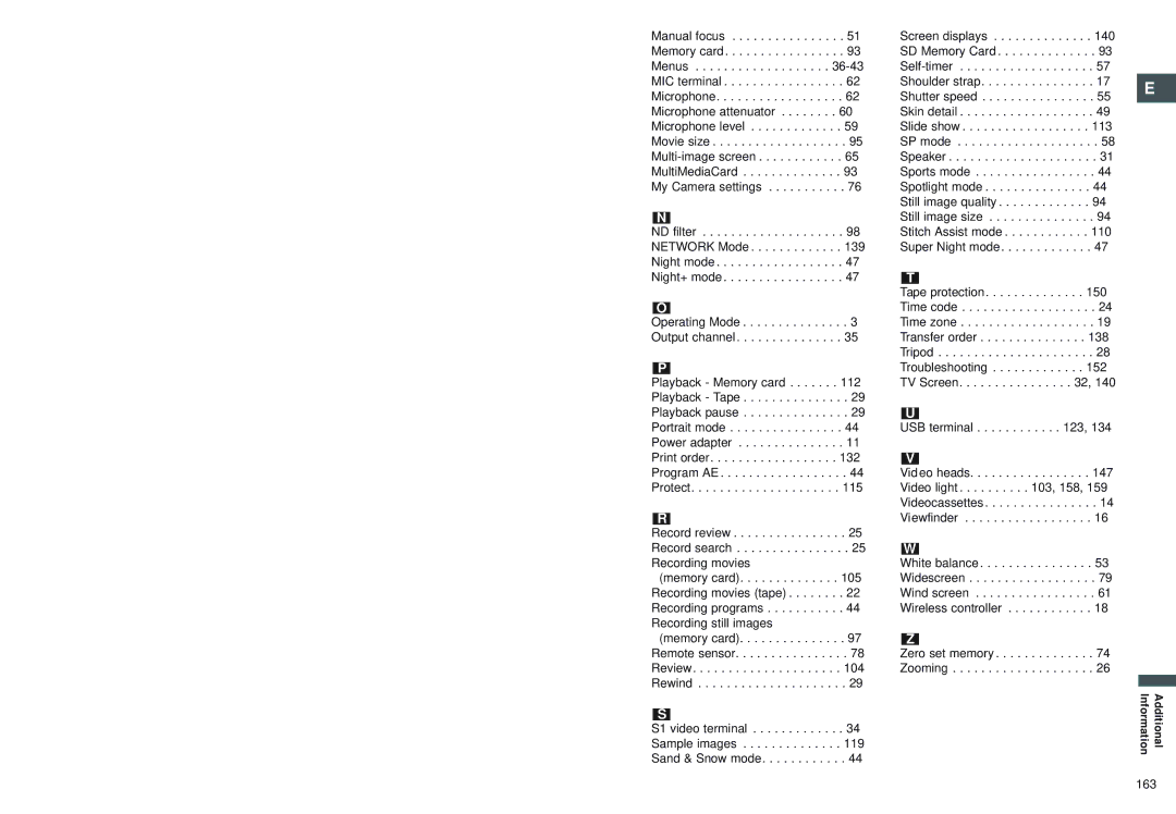 Canon MVX20i, MVX25i instruction manual 163 