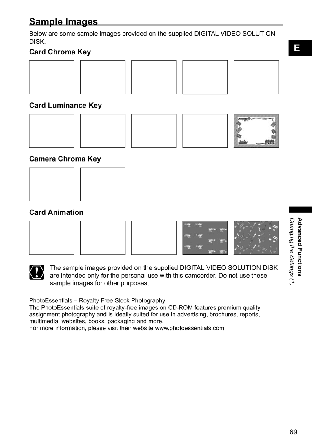 Canon MVX-45i, MVX40i manual Sample Images 