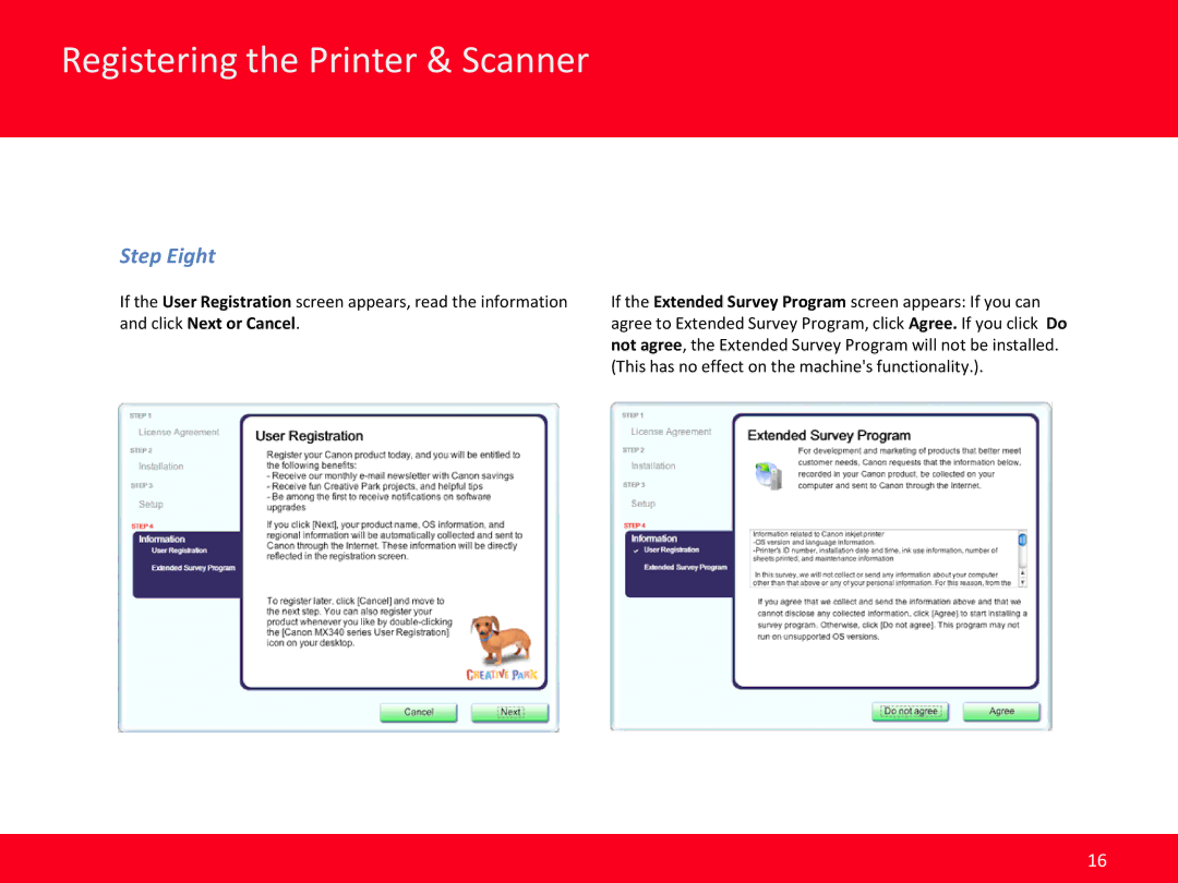 Canon MX350, MX340 manual Step Eight 