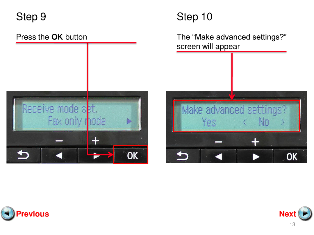 Canon MX360, MX410 setup guide Step 