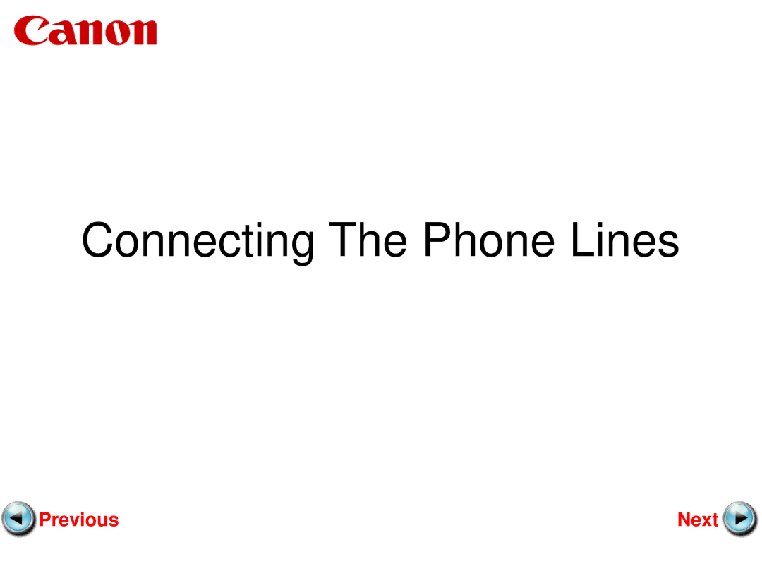 Canon MX420 manual Connecting The Phone Lines 