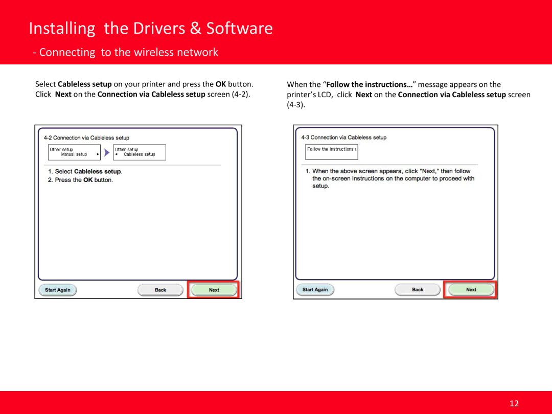 Canon MX472 manual Installing the Drivers & Software 