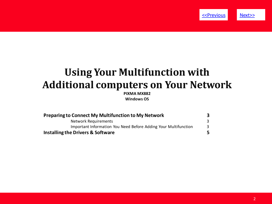 Canon mx882 manual Preparing to Connect My Multifunction to My Network 